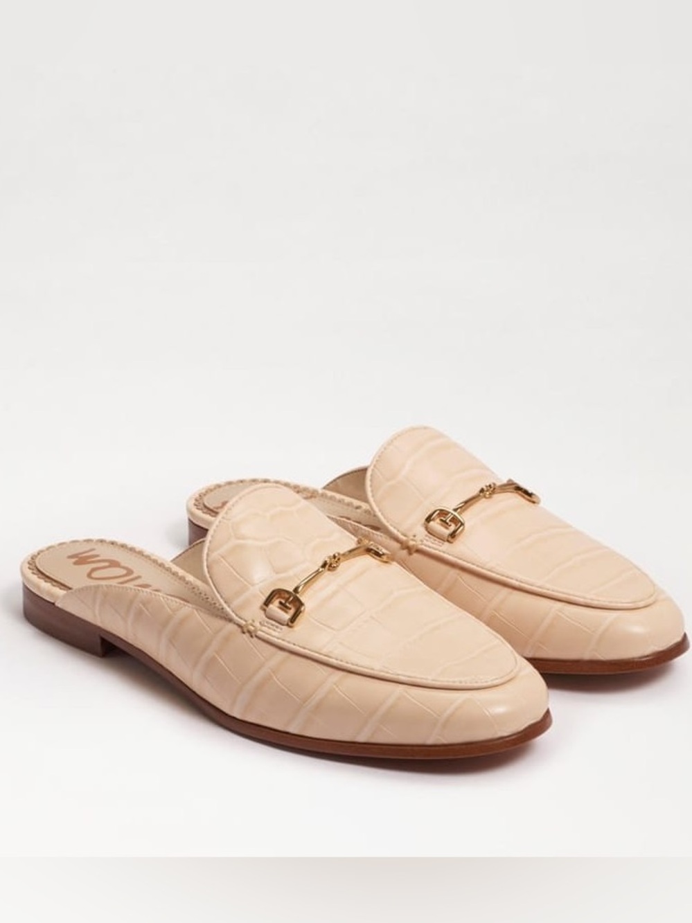 Sam Edelman Linnie Bit Mule Loafers Natural Raffia Women's preppy old money